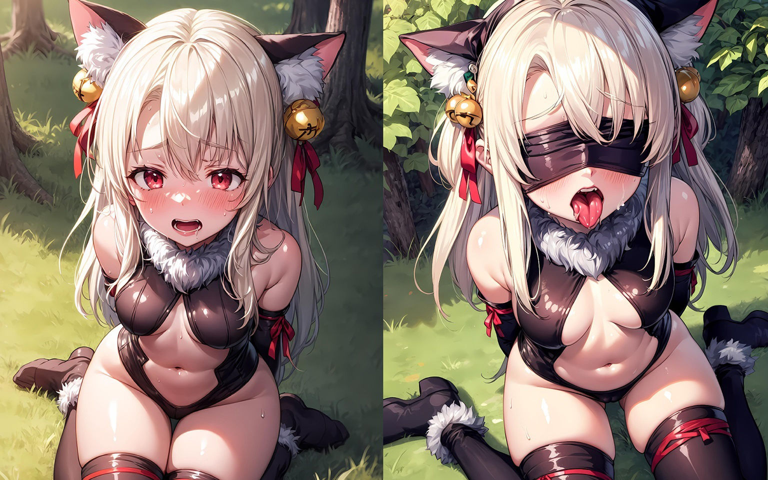ビーストイリヤちゃんと森でメチャクチャしてみた サンプル2ページ目