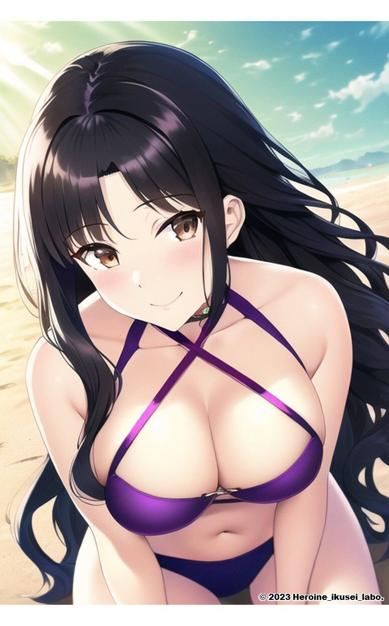 1つの呪文で生み出された100人のAI妄想美少女-21【さわやかえっちなスポーツビキニ女子編】 サンプル9ページ目