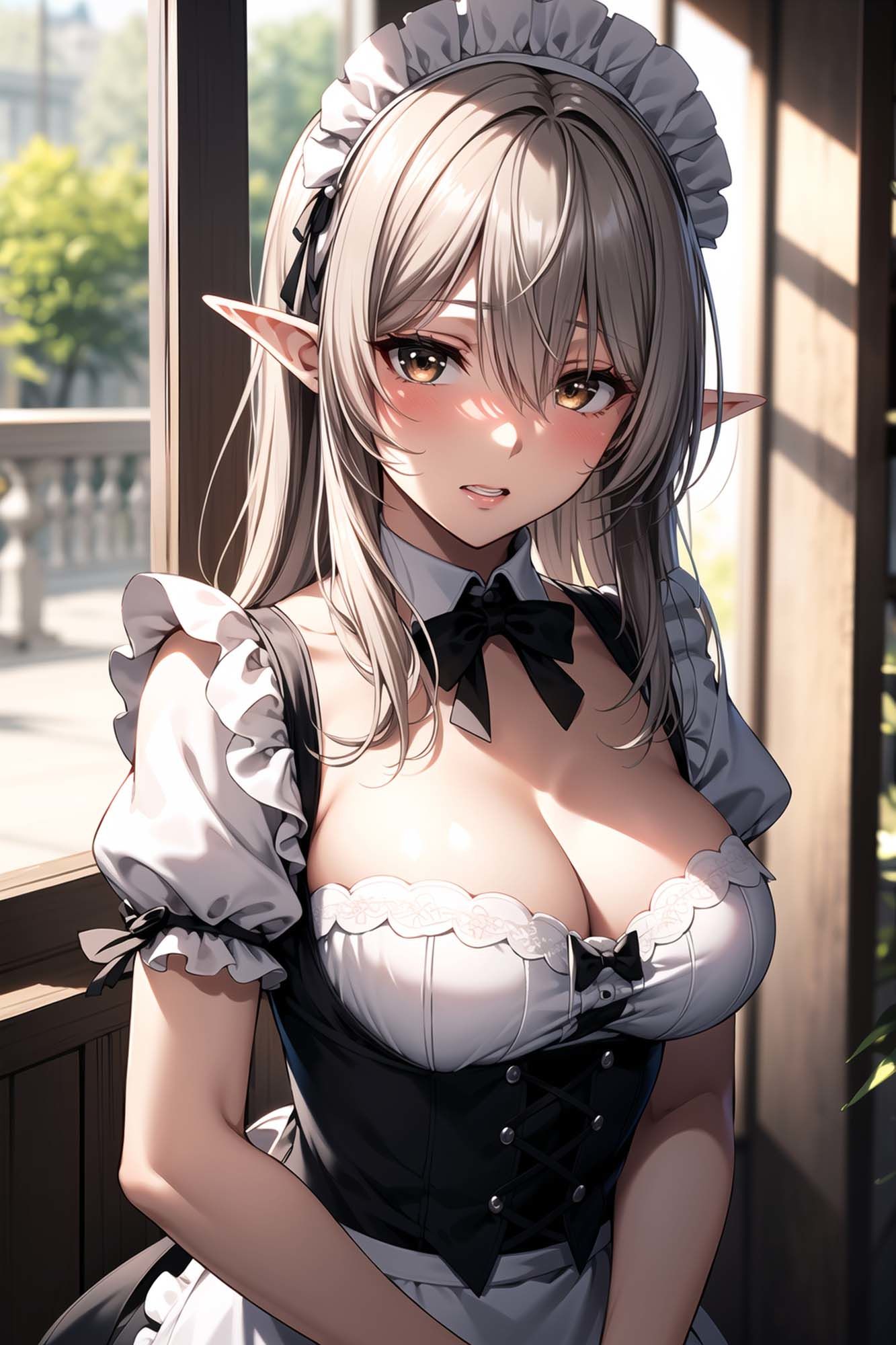 エルフのメイドさんからの熱烈ご奉仕！ サンプル7ページ目