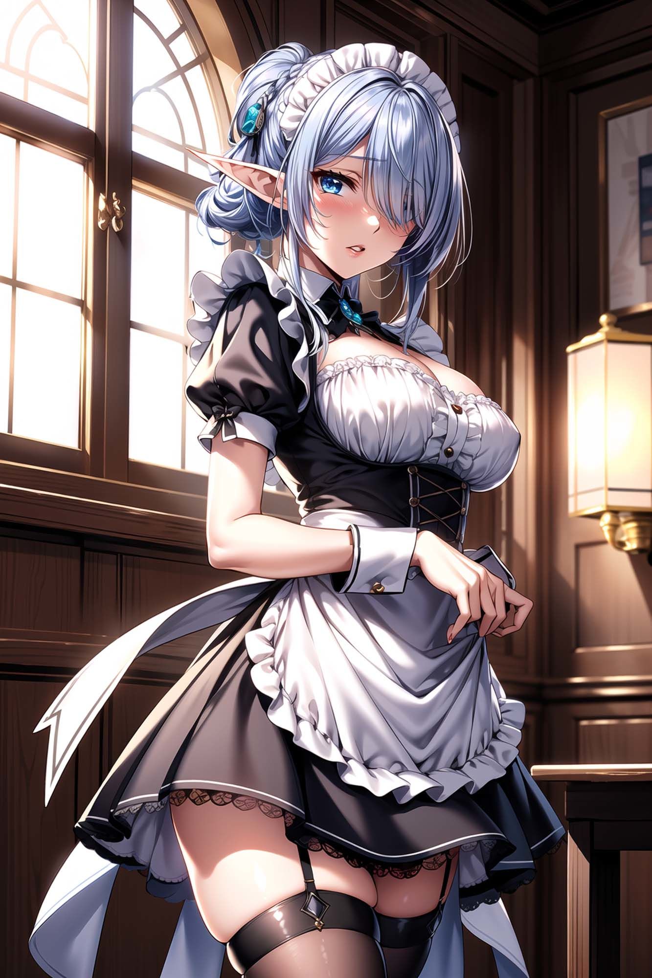 エルフのメイドさんからの熱烈ご奉仕！ サンプル8ページ目