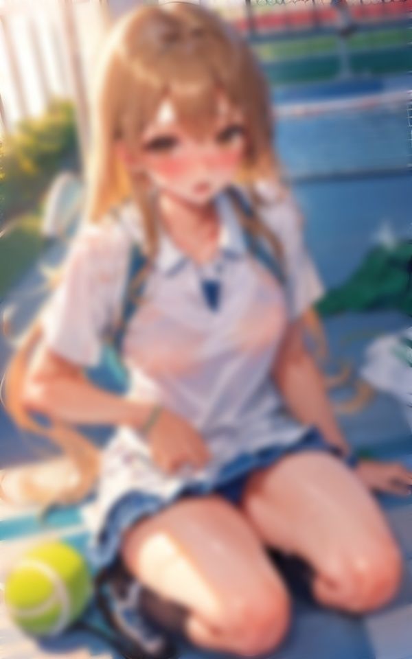 そんなに近くで見ないでください！テニス少女編 サンプル4ページ目