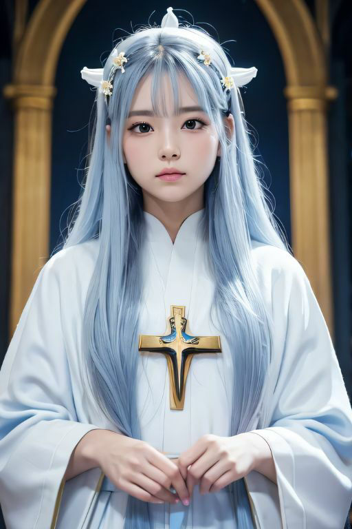 聖女の水浴びを覗いてしまった サンプル2ページ目