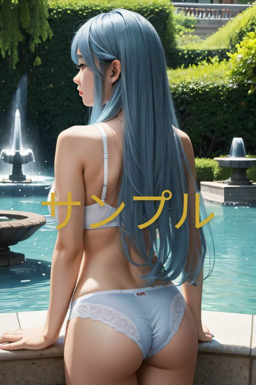 聖女の水浴びを覗いてしまった サンプル3ページ目