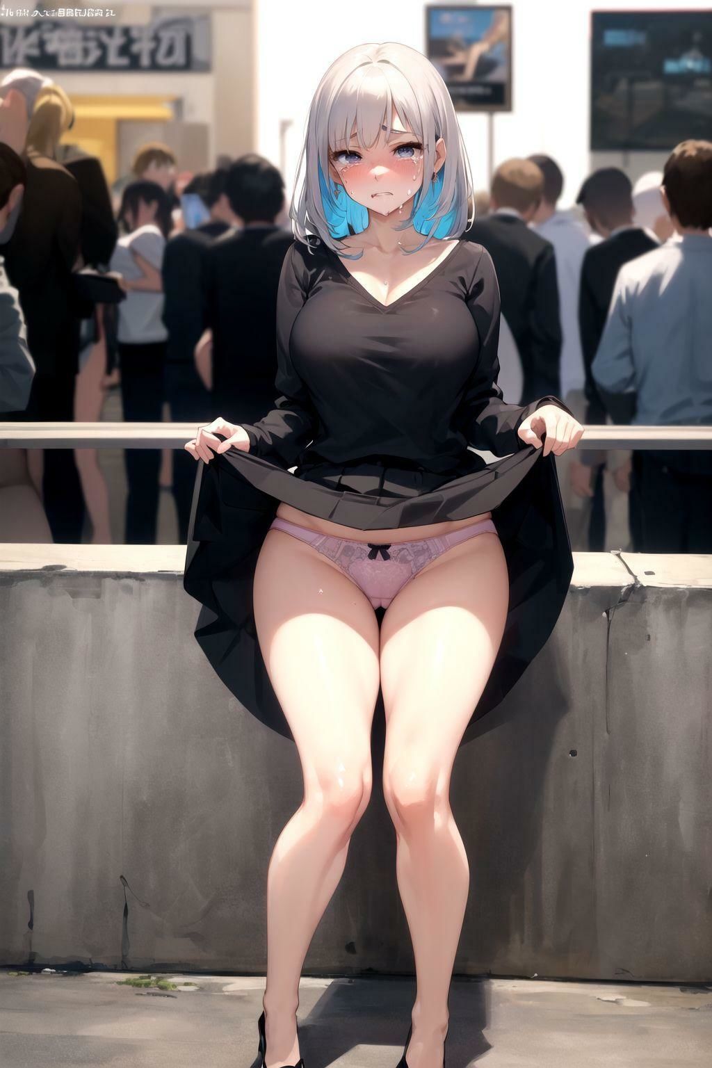 嫌がりながらも自らパンツをみせてくれる サンプル6ページ目