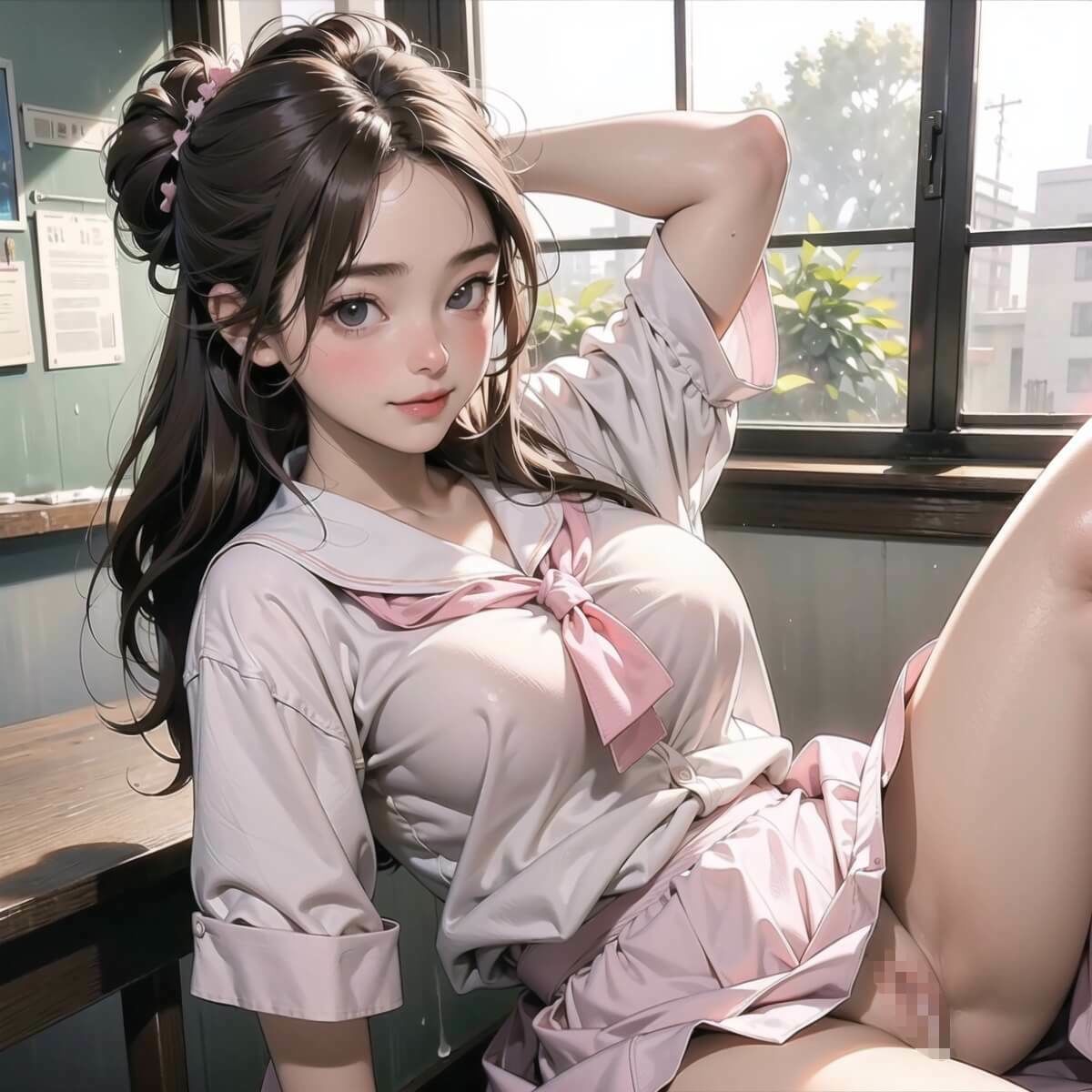 君ならどっちにする？中出し放題学園のエッチな青春2 サンプル6ページ目
