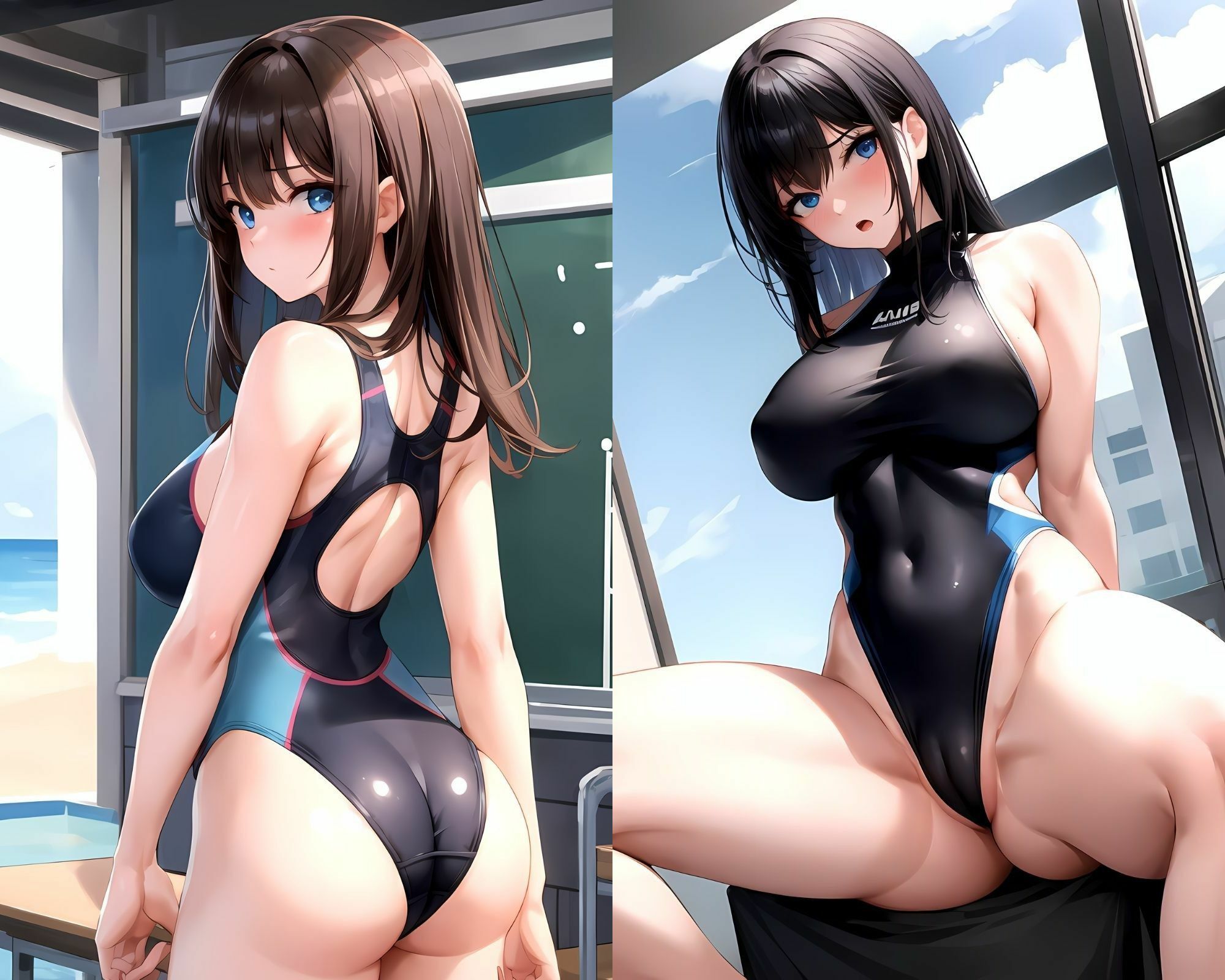 水泳部女子とヤりまくり サンプル3ページ目
