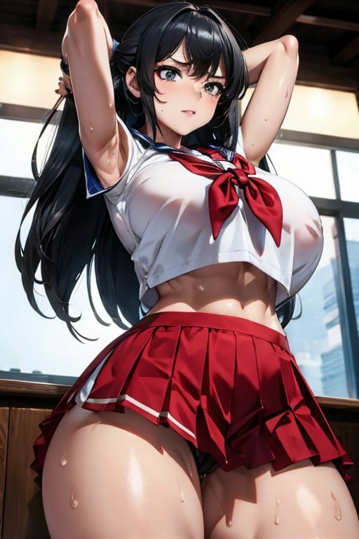 爆乳AIセーラー学園1 サンプル3ページ目