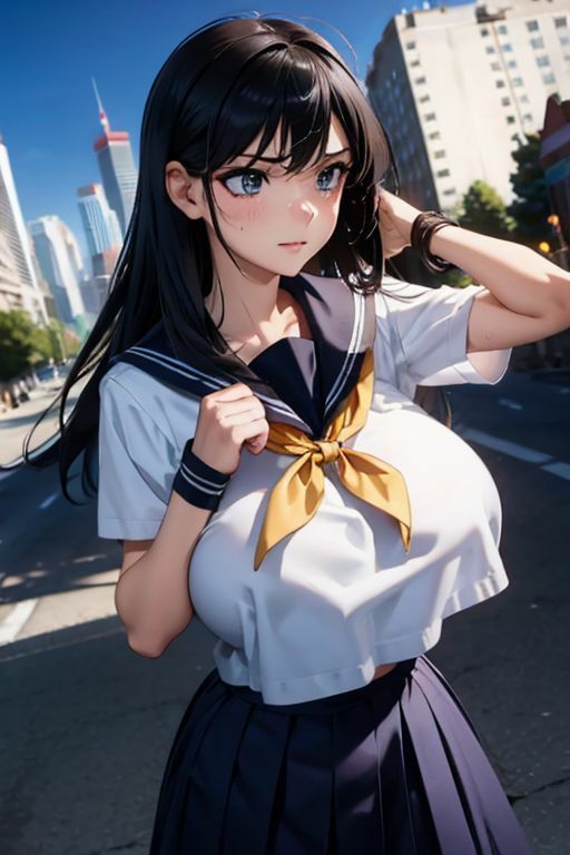 爆乳AIセーラー学園1 サンプル4ページ目