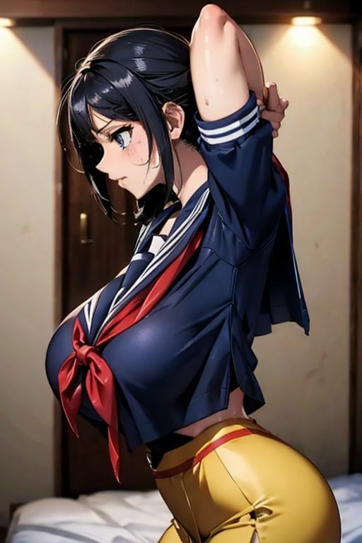 爆乳AIセーラー学園1 サンプル5ページ目