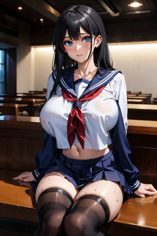 爆乳AIセーラー学園1 サンプル9ページ目