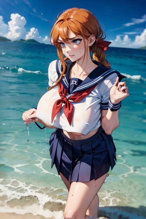爆乳AIセーラー学園1 サンプル10ページ目