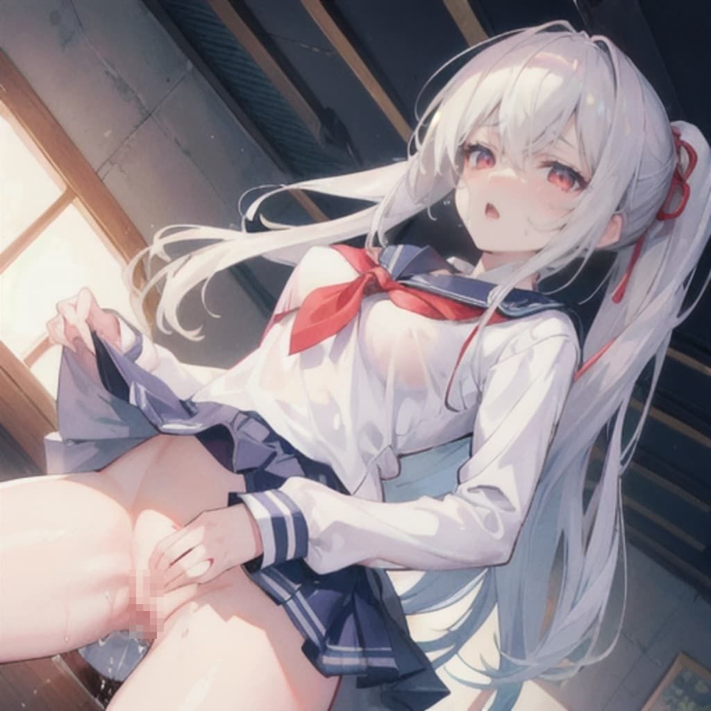 公共の場で大洪水を引き起こしてしまう女の子5 サンプル10ページ目