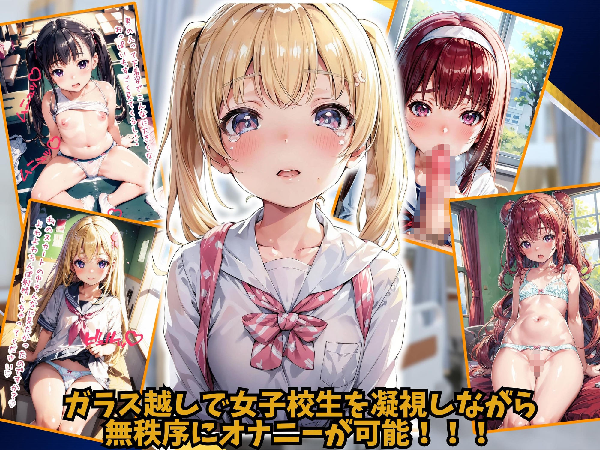 女子校生をのぞくことができる風俗店 サンプル2ページ目