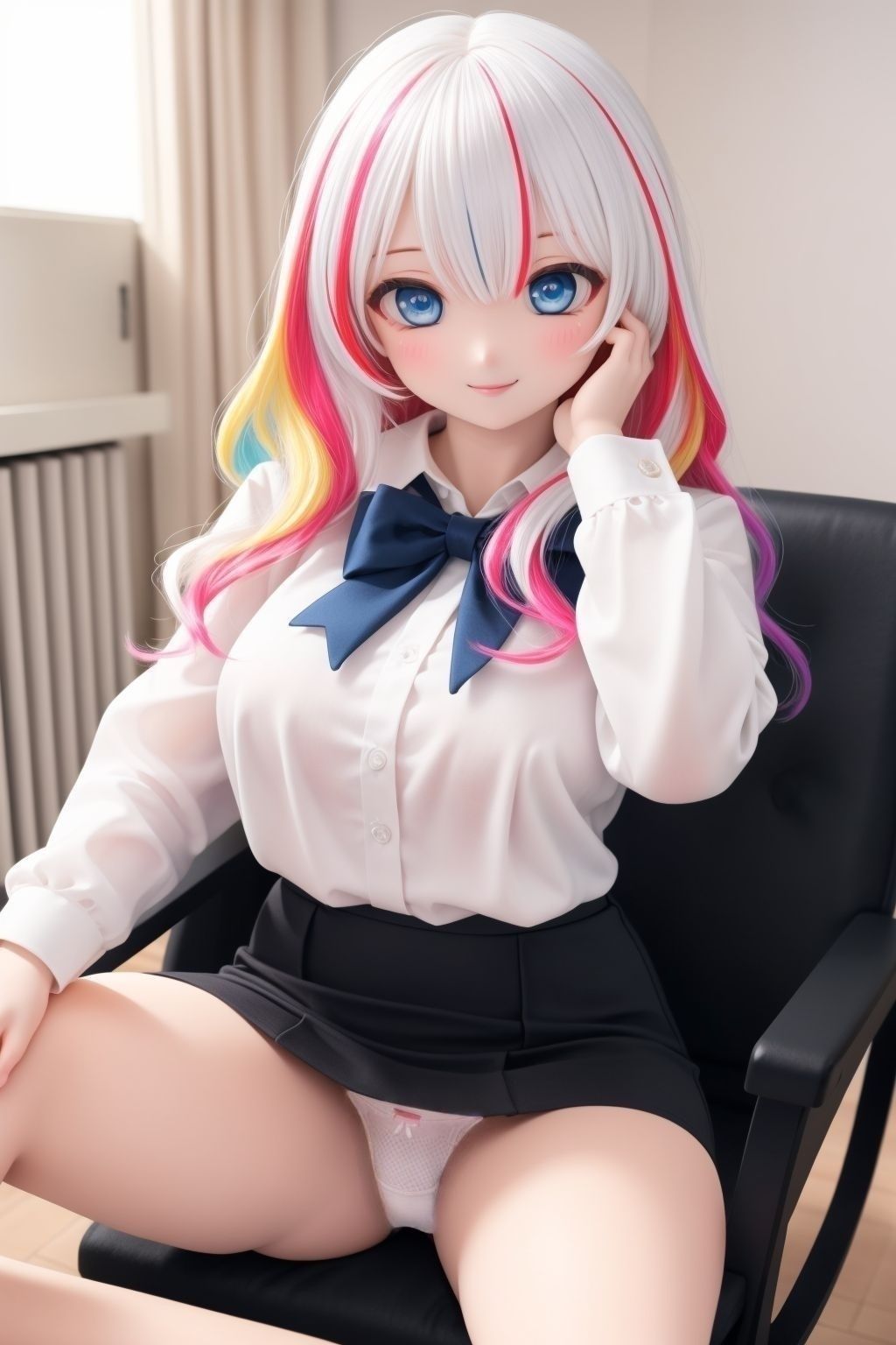 OLの座りパンチラ サンプル2ページ目