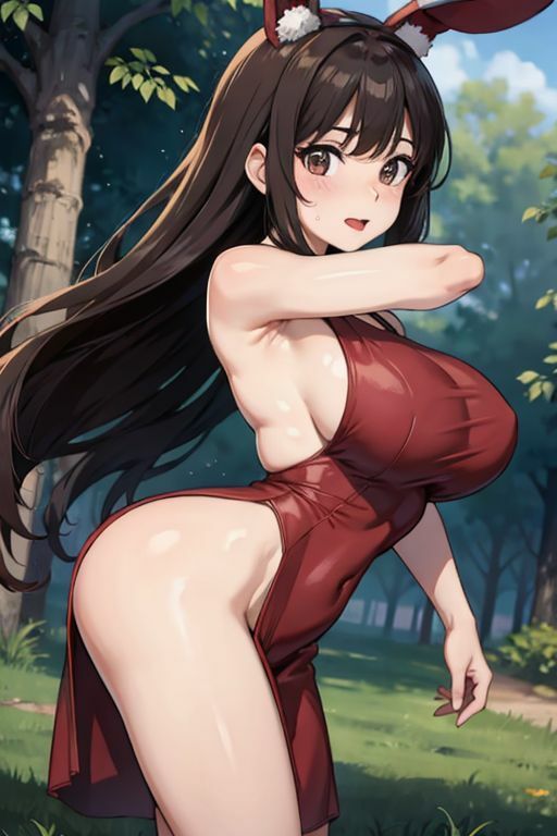 爆乳AIスク水素材1 サンプル3ページ目