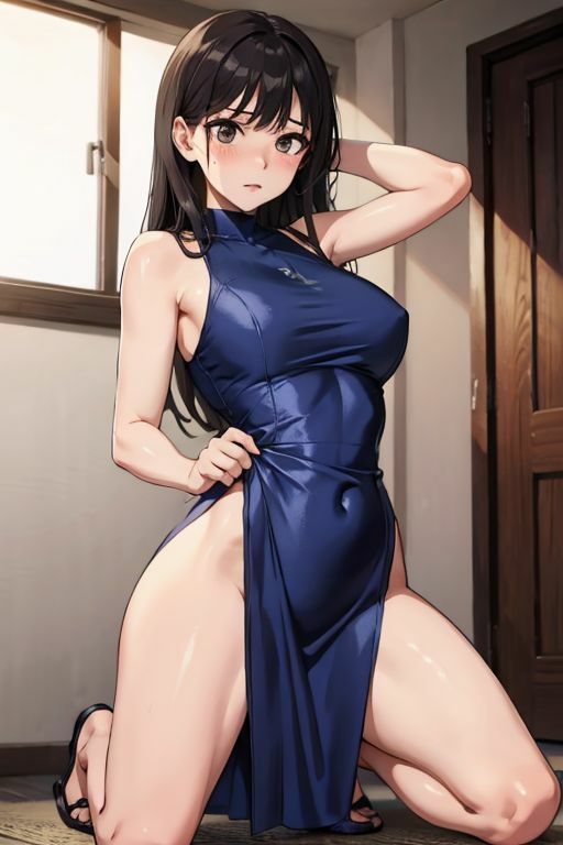 爆乳AIスク水素材1 サンプル5ページ目