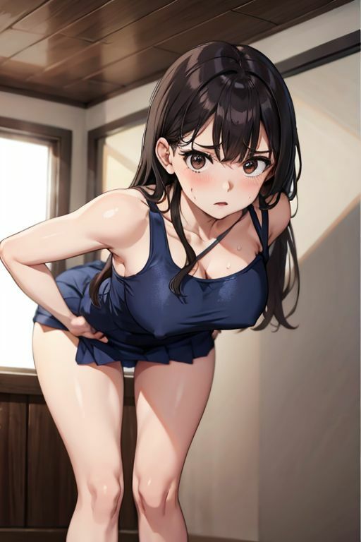 爆乳AIスク水素材1 サンプル7ページ目