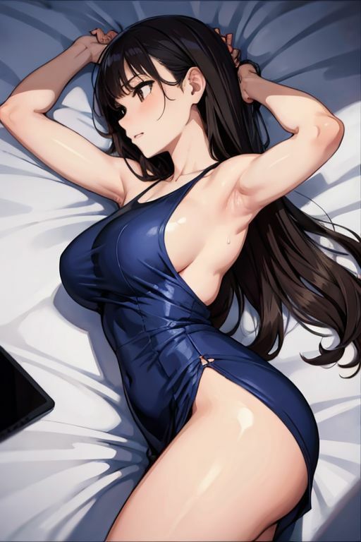 爆乳AIスク水素材1 サンプル8ページ目