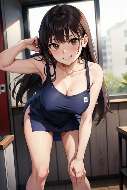 爆乳AIスク水素材1 サンプル9ページ目