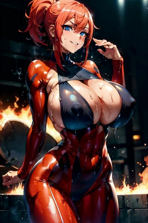 爆乳AI汗だくおっぱい1 サンプル5ページ目