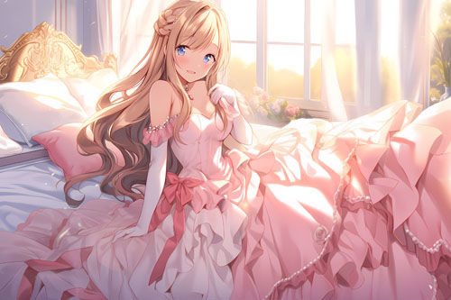 【ドレス美少女19】蕩けるベッドルームの悦び サンプル5ページ目
