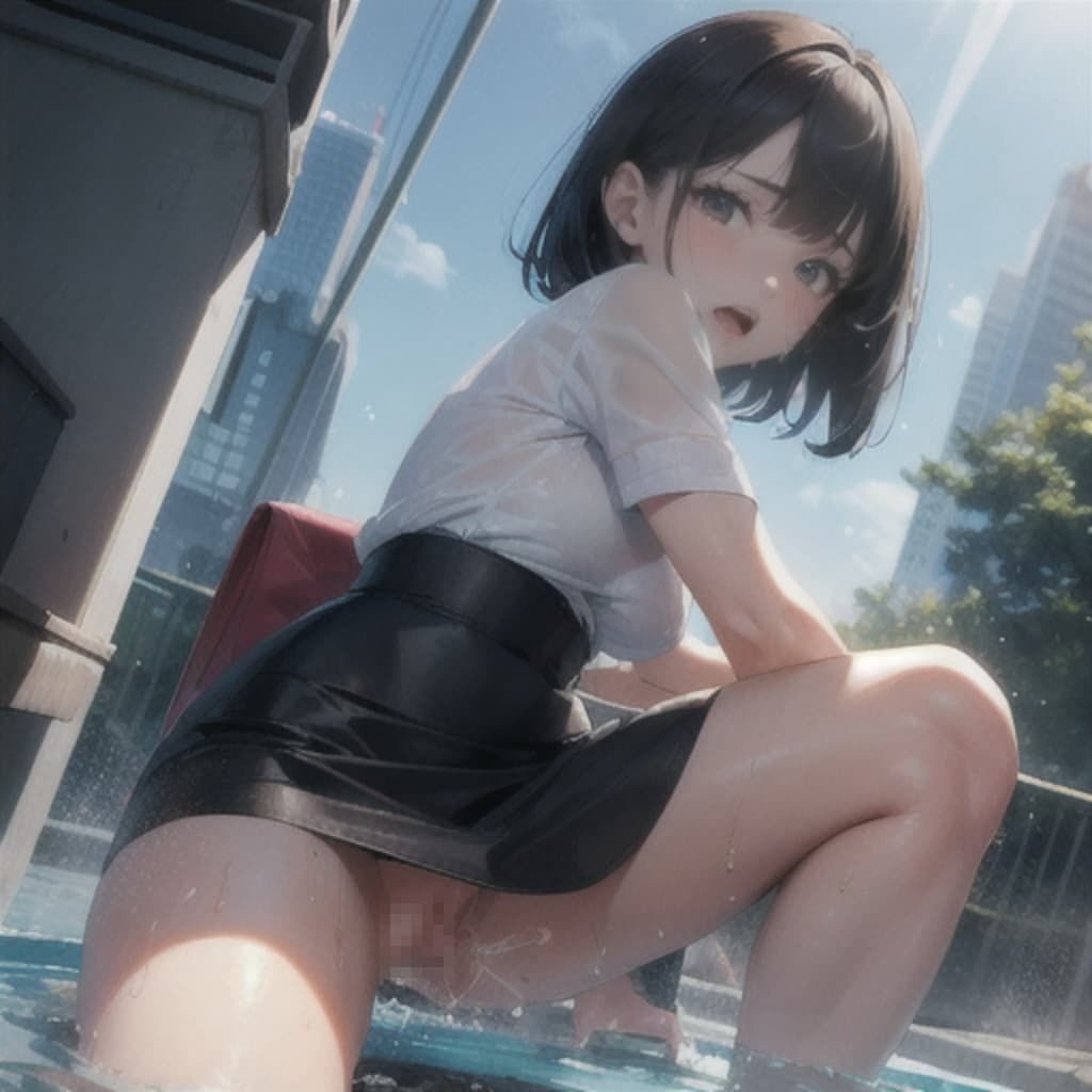 野外露出放尿が癖になってしまった女の子3 サンプル9ページ目