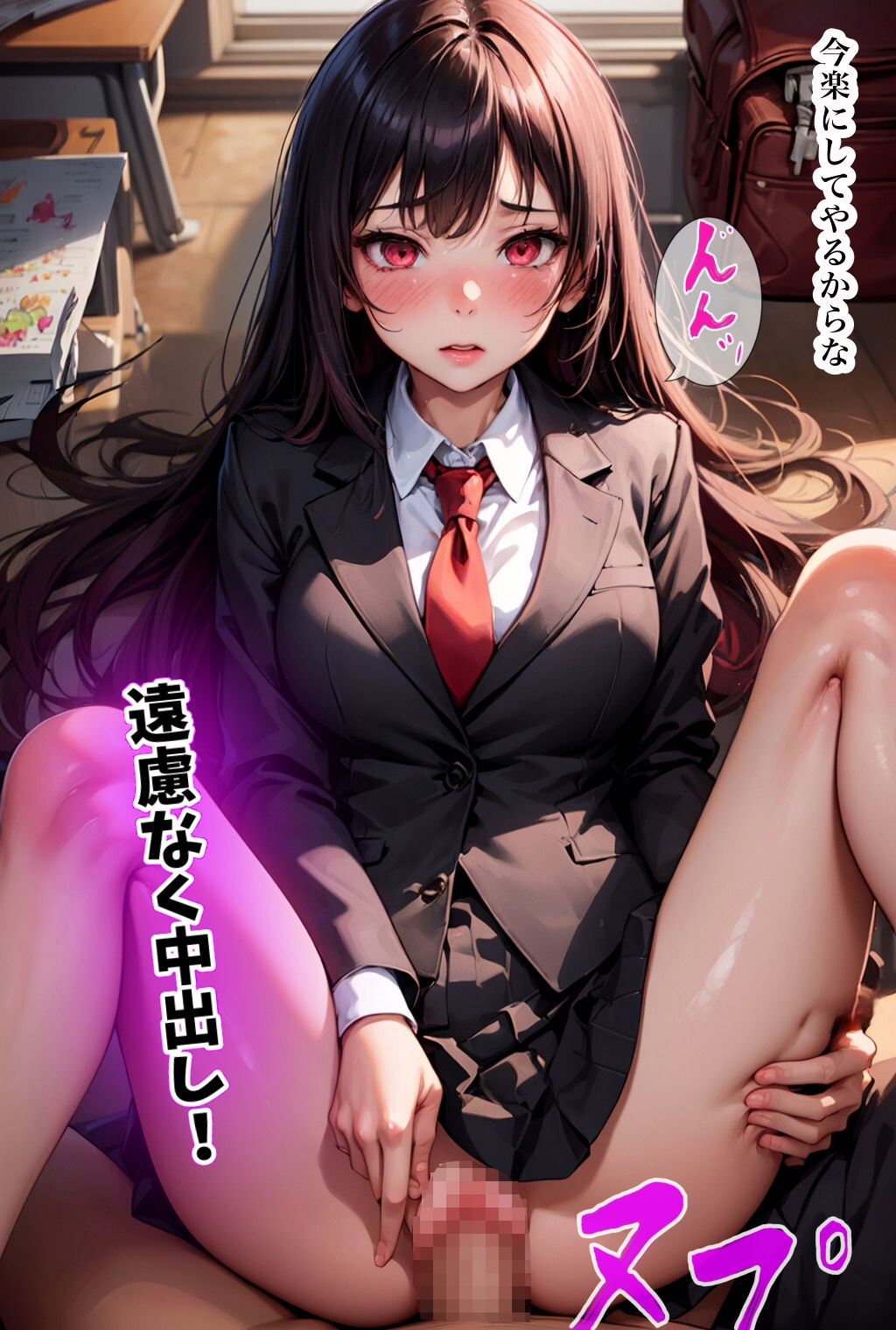 催●アプリでおじさんに種付けされた巨乳JKたち サンプル2ページ目