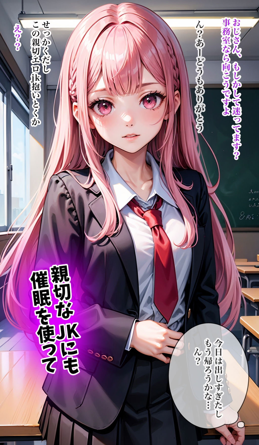 催●アプリでおじさんに種付けされた巨乳JKたち サンプル3ページ目