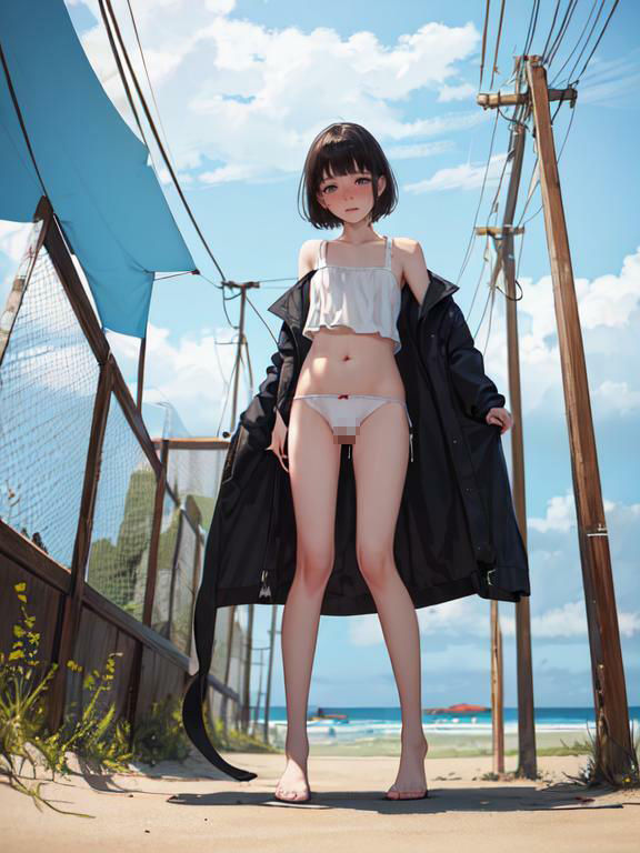 AI美少女 あるJKの羞恥な日常 サンプル2ページ目