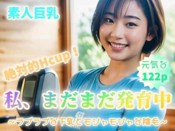 【素人巨乳】絶対的Hcup！私、まだまだ発育中〜ラブラブな下乳とモジャモジャな陰毛〜【122p】