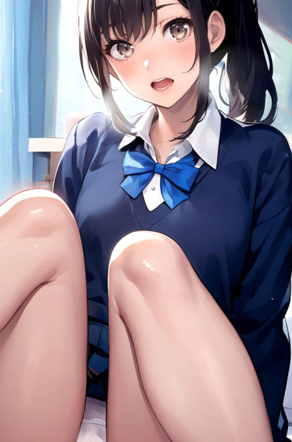冬の生足＋風のいたずら サンプル10ページ目