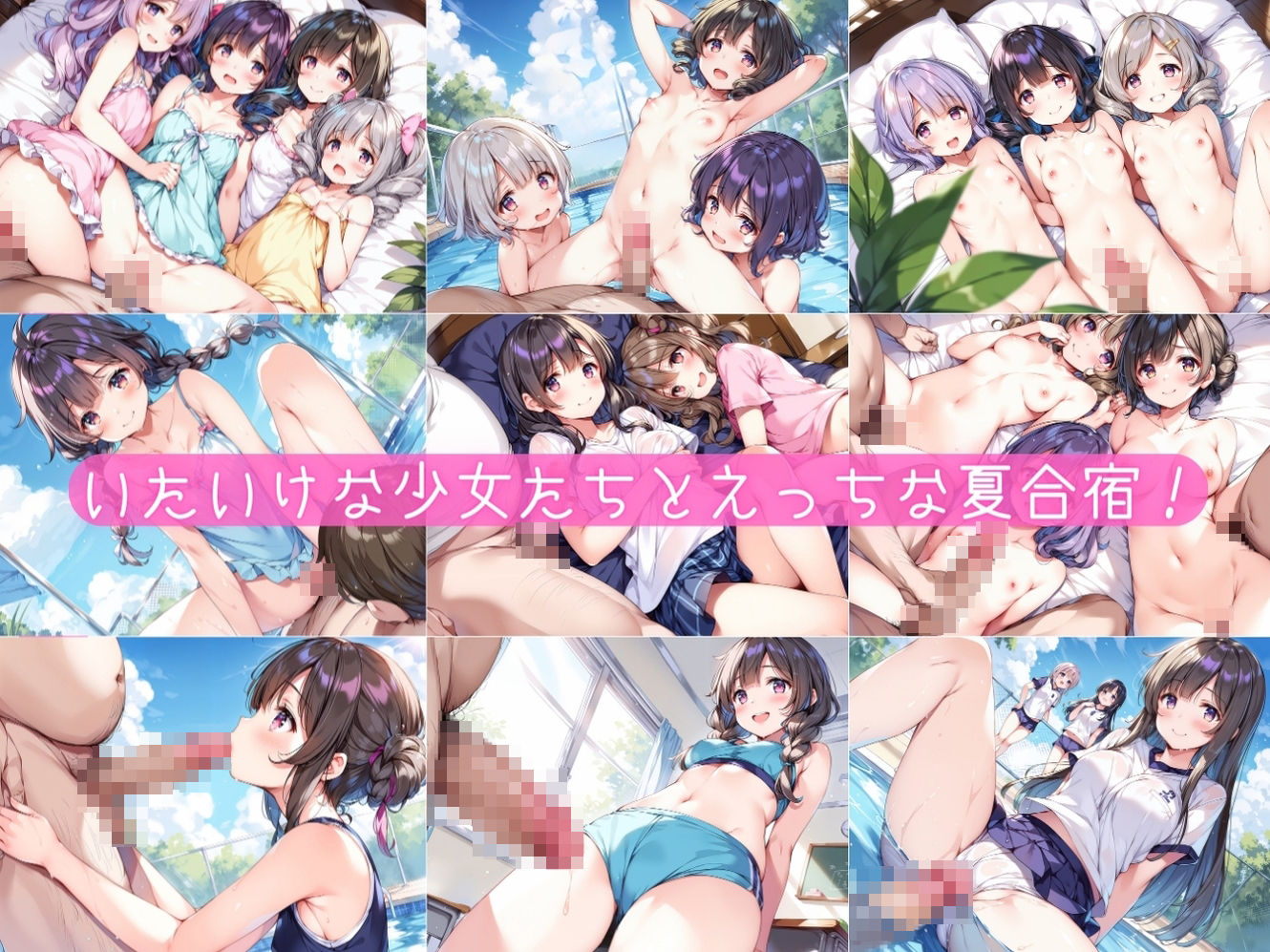 ○たいけ少女たちとえっちな夏合宿 サンプル8ページ目