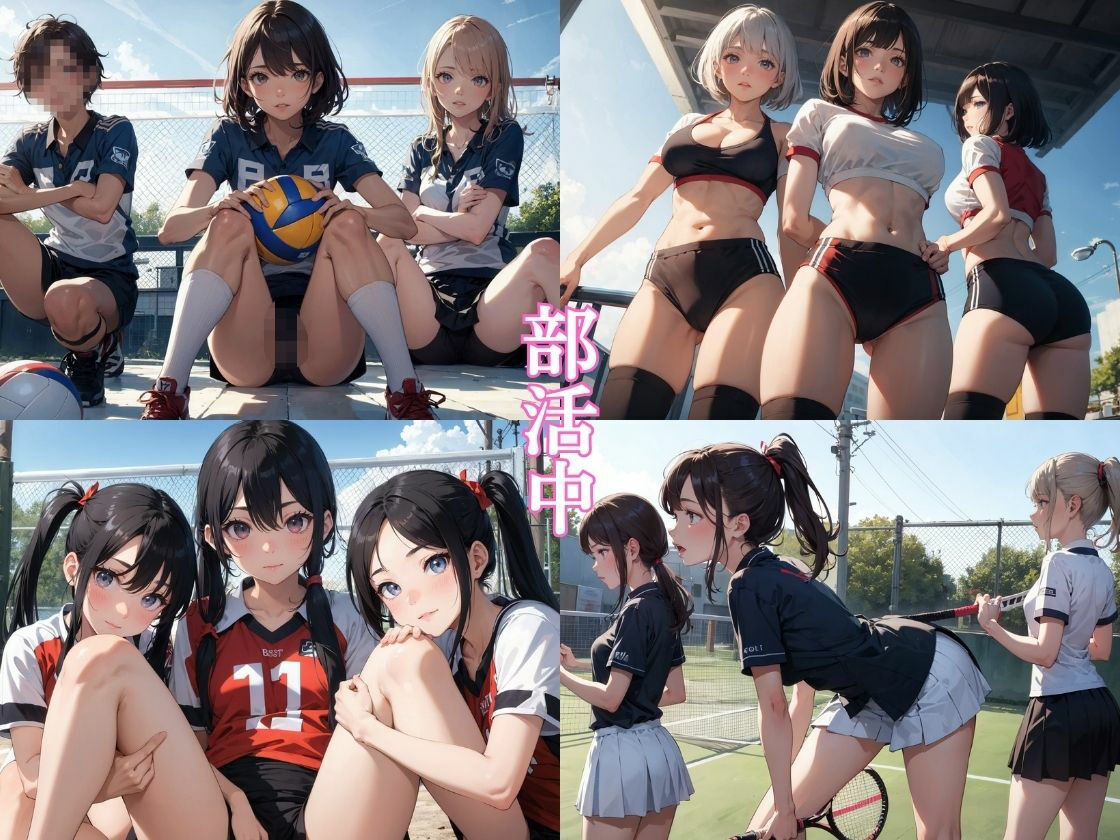 部活女子びっちょびちょに辱め 2 サンプル1ページ目