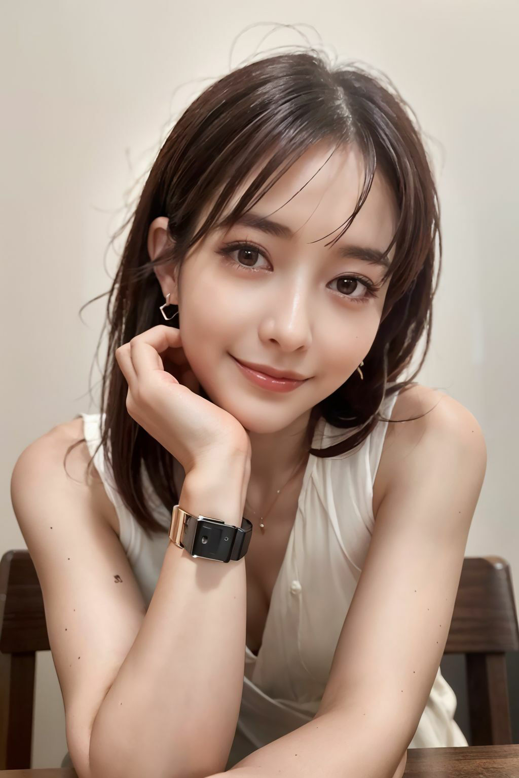 【ハーフ】利奈リリィー:AI生成美女カタログ26 サンプル2ページ目