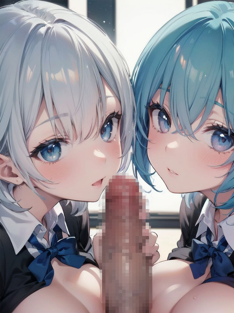 巨乳制服女子とハーレムエッチ2 サンプル2ページ目