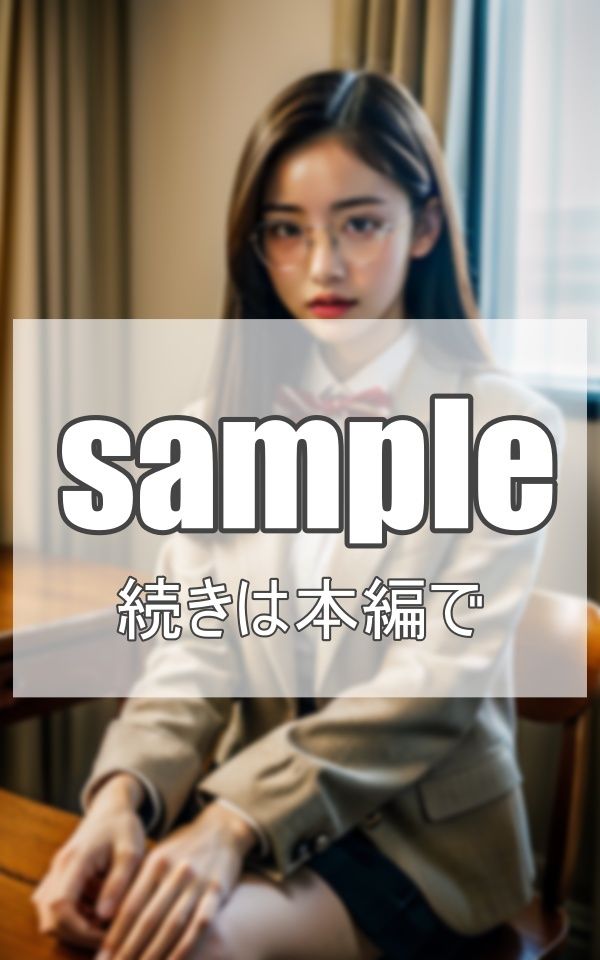 メガネ制服美少女の 放課後の誘惑 サンプル1ページ目