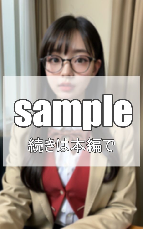 メガネ制服美少女の 放課後の誘惑 サンプル2ページ目