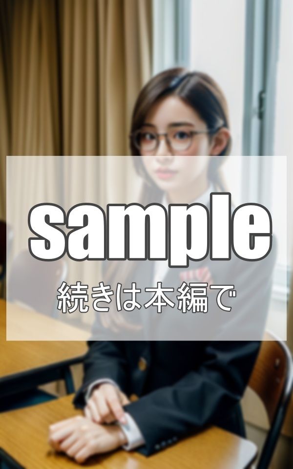 メガネ制服美少女の 放課後の誘惑 サンプル3ページ目