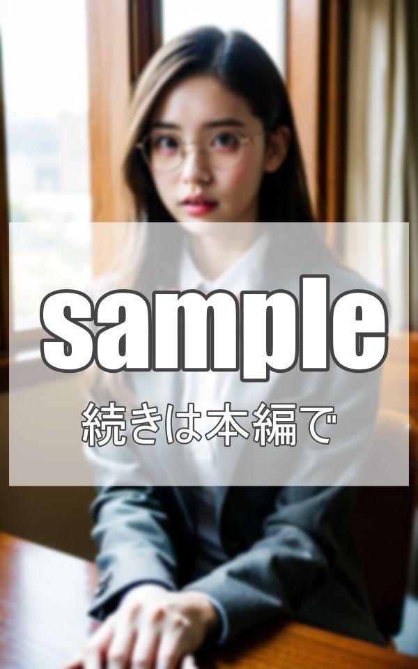 メガネ制服美少女の 放課後の誘惑 サンプル4ページ目