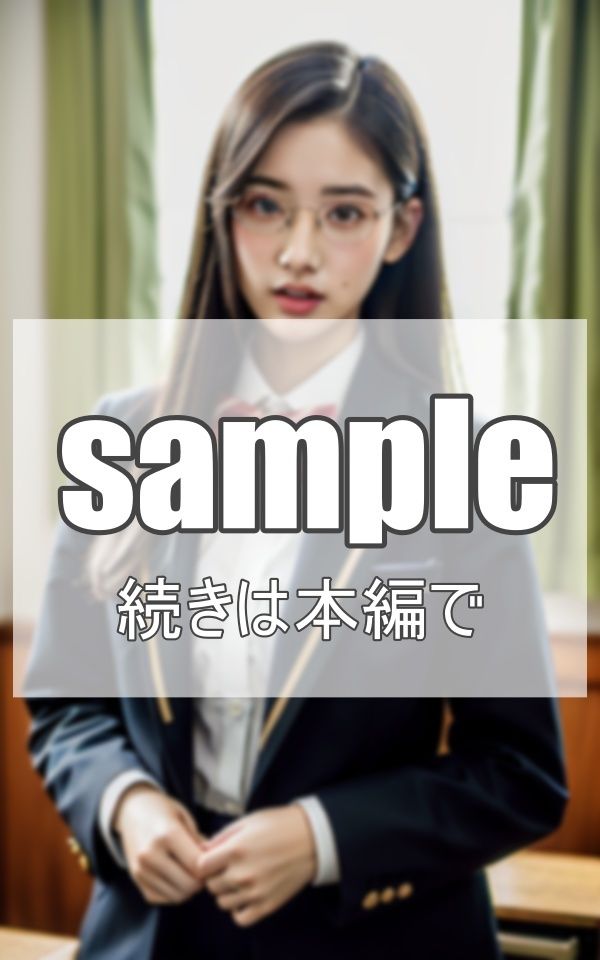 メガネ制服美少女の 放課後の誘惑 サンプル8ページ目
