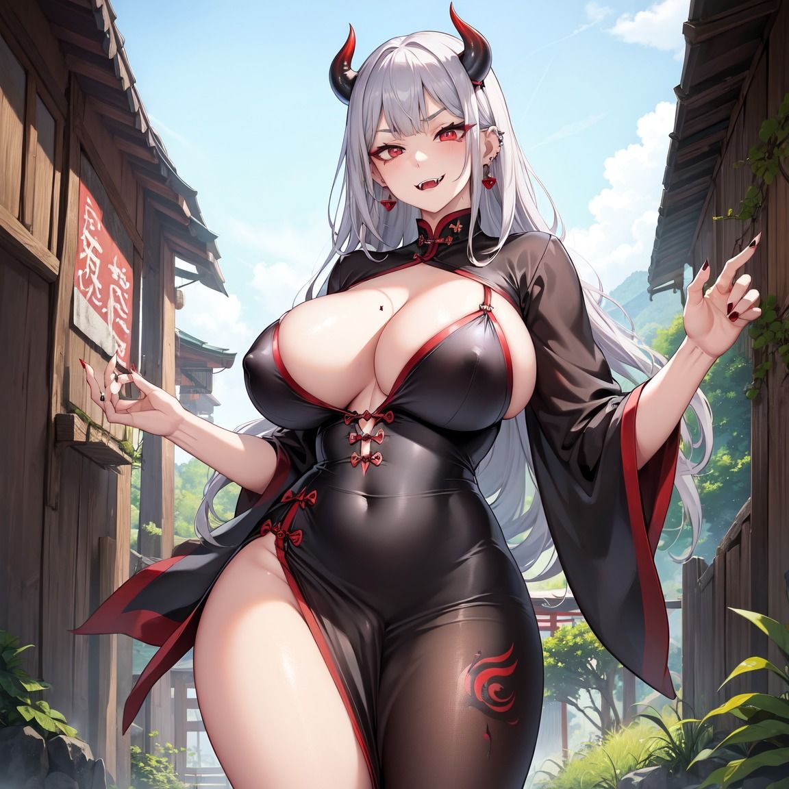とにかく谷間が見たい！着衣巨乳CG集2 サンプル7ページ目