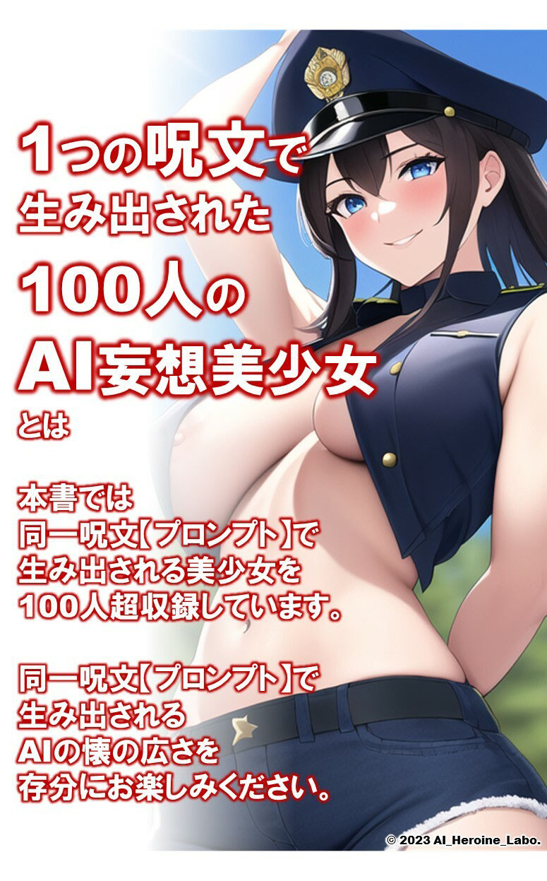 1つの呪文で生み出された100人のAI妄想美少女-24【ビキニポリス女子3 えちかわNo.1決定戦編】 サンプル2ページ目