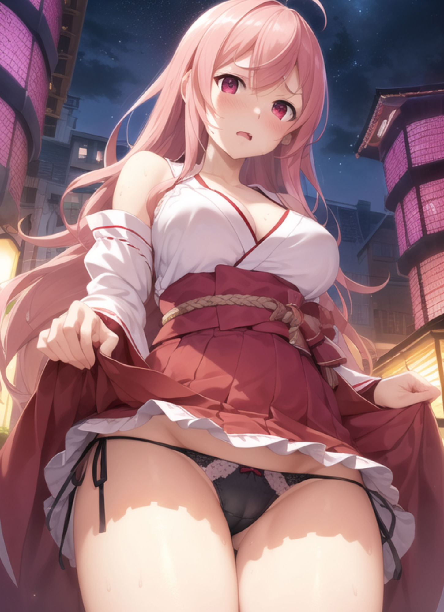嫌な顔してパンツ見せてくれる女の子〜市街編〜 サンプル1ページ目