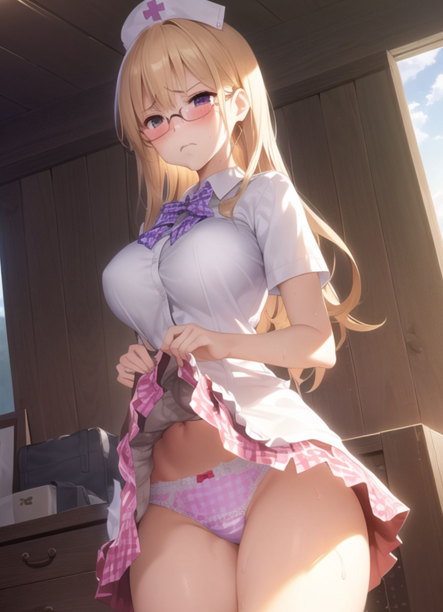 嫌な顔してパンツ見せてくれる女の子〜市街編〜 サンプル2ページ目