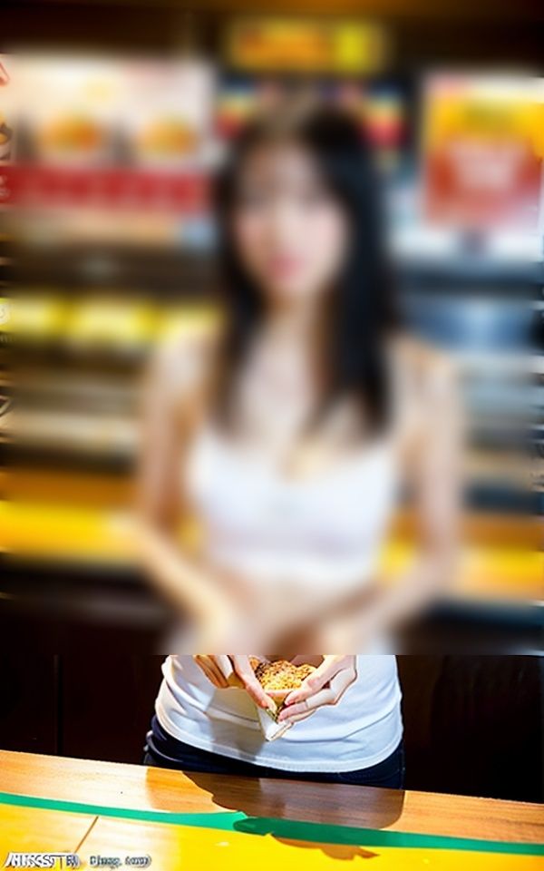 【店員】エッチなバーガーショップ店員の乳丸出し接客243発 サンプル2ページ目