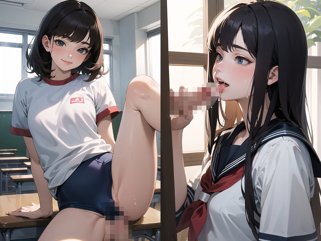 【4K高画質】放課後の教室でイクのが大好きな彼女 サンプル8ページ目
