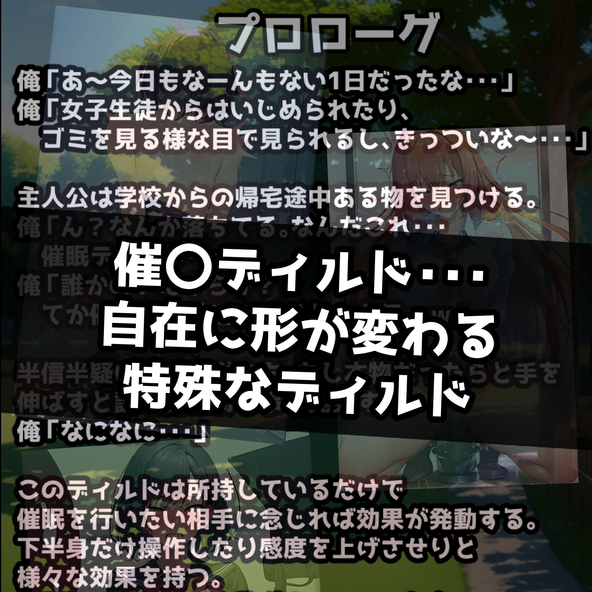 催〇即堕ち学園！感度激増！強〇ディルドオナニーで連続絶頂！ サンプル1ページ目
