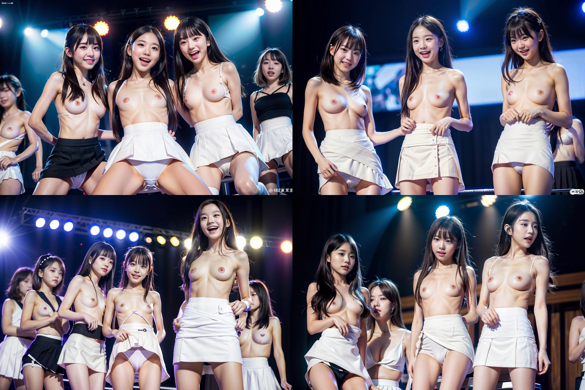 貧乳アイドルグループ203p サンプル6ページ目
