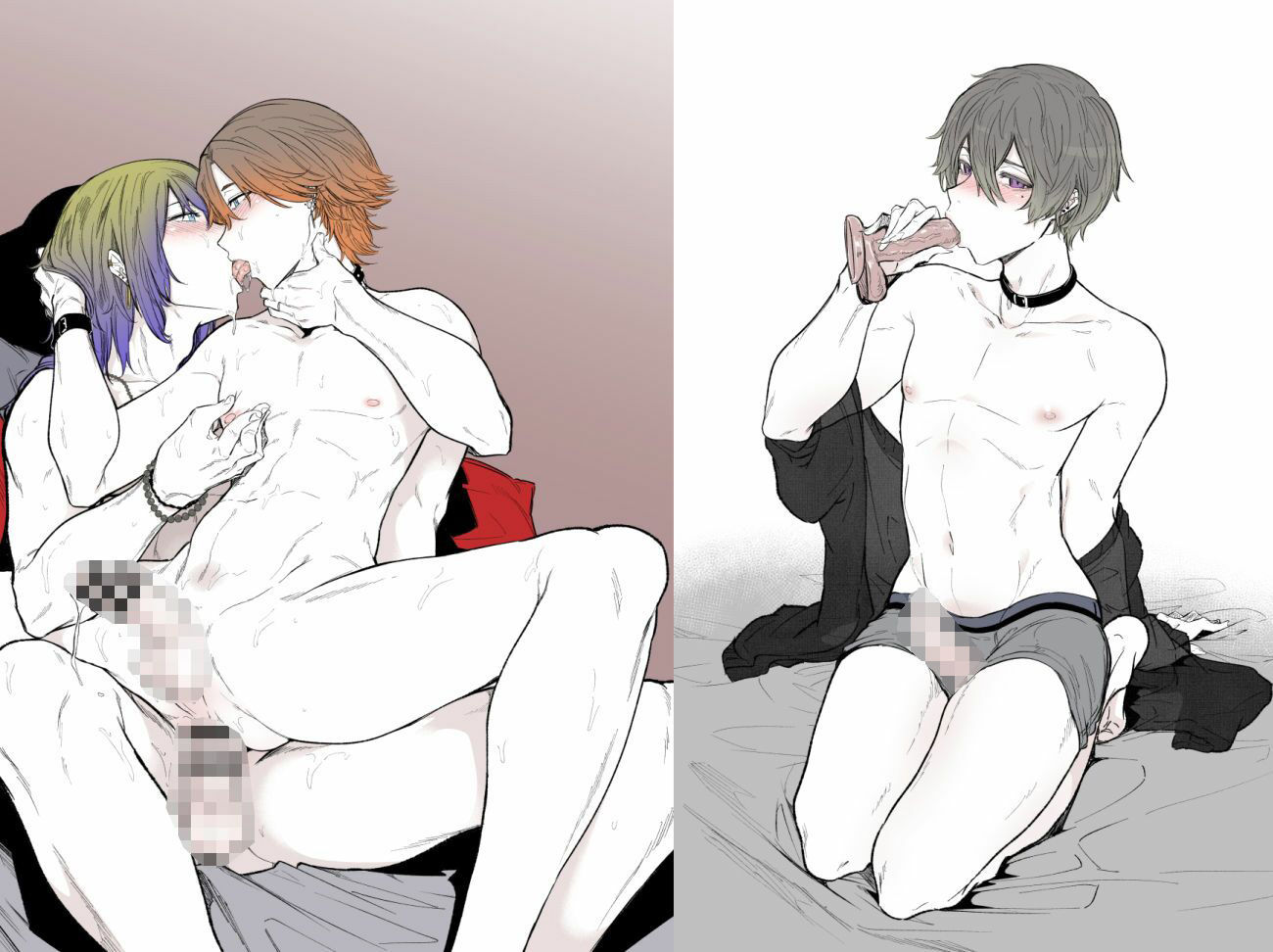 illustrations. BL.女装.男の娘 サンプル2ページ目