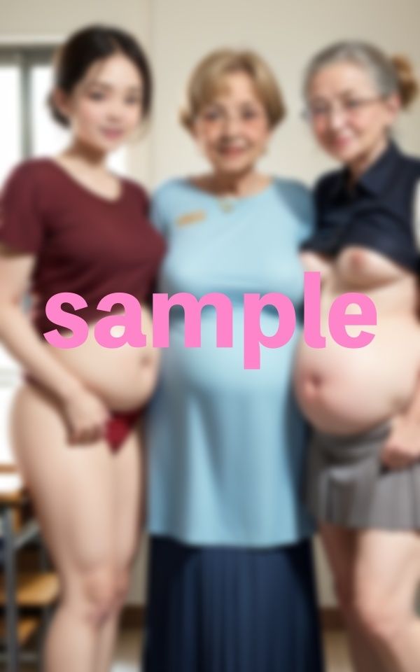 高齢妊婦増！高齢者の性欲が止まらない！ サンプル4ページ目